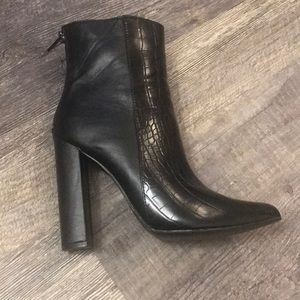 Lulu's Snakeskin Booties